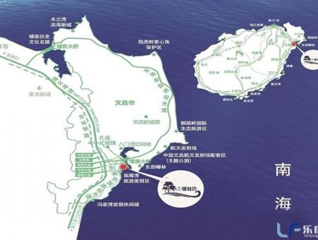 航天椰林湾交通图