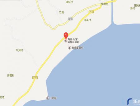 海南冯家湾椰风海韵交通图