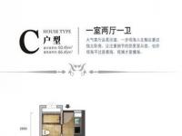 观澜湾C户型一房两厅66