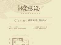 蝶恋海C2户型1室1厅1卫1厨建筑面积60㎡
