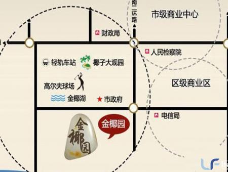 金椰园交通图