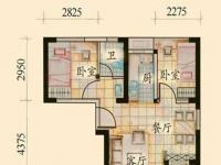 绿岛C户型4室1厅1卫1厨74.91㎡