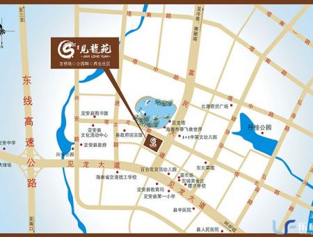 见龙苑交通图