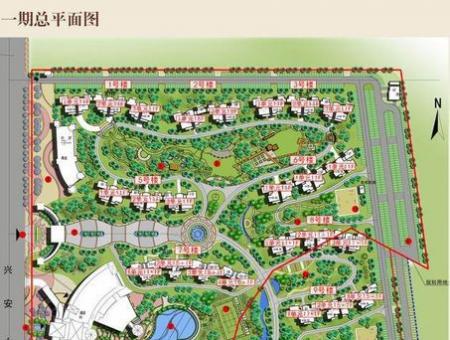 昌茂中润温泉水城规划图