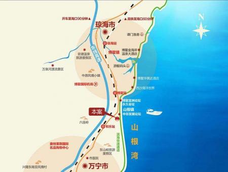山海和湾交通图