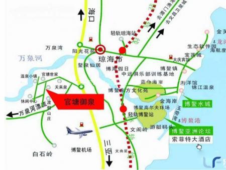 官塘御泉庄交通图