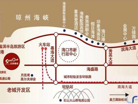 四季康城二期敦和世家交通图