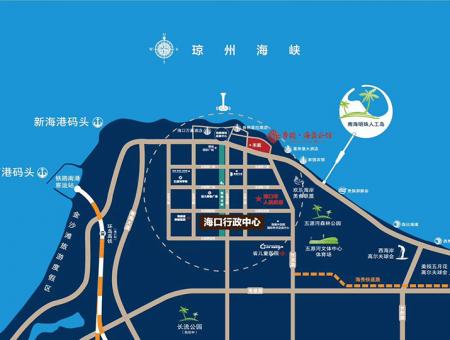 鲁能海蓝公馆交通图