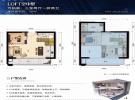 鲁能海蓝公馆3房58㎡户型图