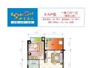 四季康城五期山海一品居2房67.44㎡户型图