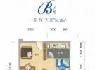 蓝山湖1房54.18㎡户型图