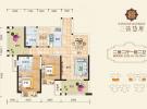 三弦慧府建面约98.38-98.46平米户型图