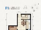 榕庄建面约61.34平米户型图
