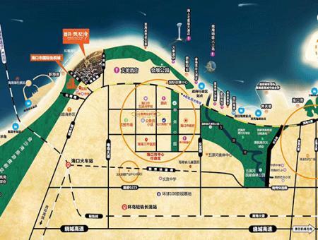 首开美墅湾交通图