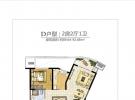 首开美墅湾建面约92平米户型图
