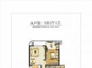 首开美墅湾建面约102平米户型图