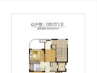 首开美墅湾建面约100.83平米户型图