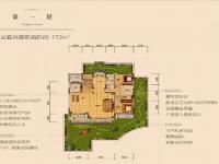 长弘御墅建面约569平米独栋户型图