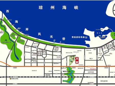 碧海蓝天交通图