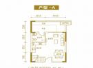 台湾风情小镇建面约46㎡复式楼户型图