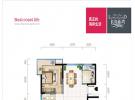 长岛蓝湾建面约85㎡户型图