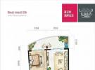 长岛蓝湾建面约80㎡户型图
