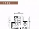 粤泰福嘉花园建面约81㎡户型图
