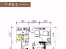 粤泰福嘉花园建面约73㎡户型图