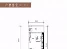 粤泰福嘉花园建面约39㎡户型图