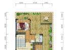 A6户型建面219.57㎡二层52.03㎡