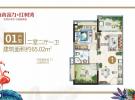 富力红树湾2房65平米户型图