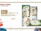 富力红树湾2房67平米户型图