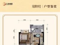 三永凤凰城建面67.25平米户型图