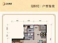 三永凤凰城建面67.58平米户型图