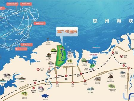 富力悦海湾交通图