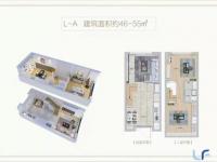 海口十里春风建面46平公寓户型图