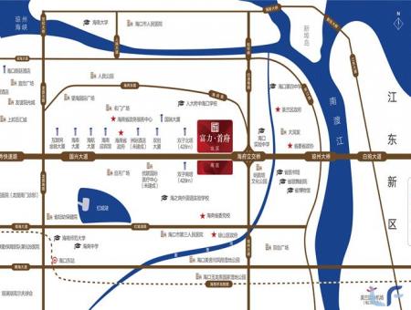 富力首府交通图
