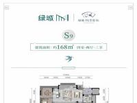 绿城桃李春风168平米叠墅户型图