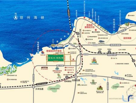 恒大悦珑湾交通图
