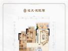恒大悦珑湾建面102平米户型图
