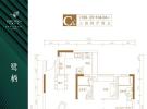 白鹭公元建面100平米户型图