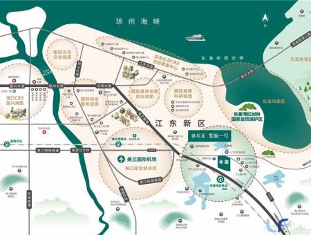 雅居乐·江东紫航一号交通图