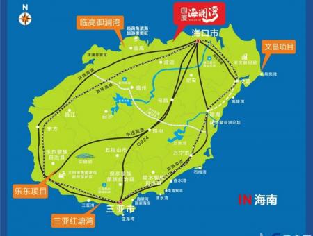 国厦·海澜湾交通图