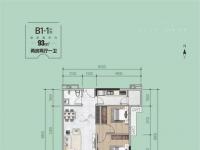 观澜湖御璟建面93平米户型图