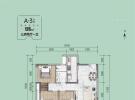 观澜湖御璟建面126平米户型图