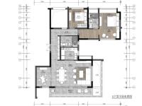 观澜湖星光里【A户型】建筑面积约130㎡
