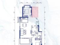 汇元江海汇建面96平米户型图