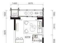 玖悦台·CASA建面73平米A户型图