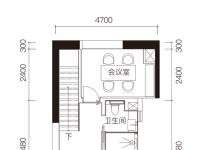 玖悦台·CASA建面63平米户型图