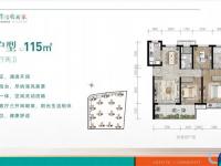 海口·宝龙城五期建面115平米户型图